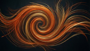 Autumn Swirl Decoration