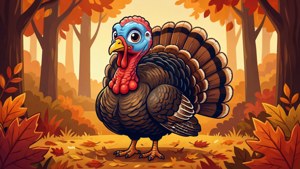 Autumn Turkey Cartoon