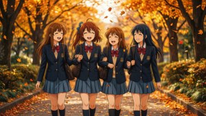 Autumn Walk Together