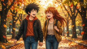Autumn Walk with Nijika