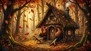 Autumn Witch Hut