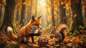 Autumn Woodland Friends