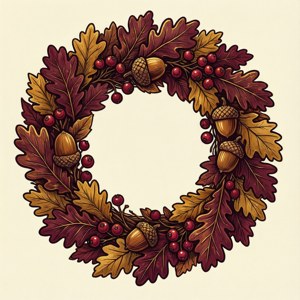 Autumn Wreath SVG