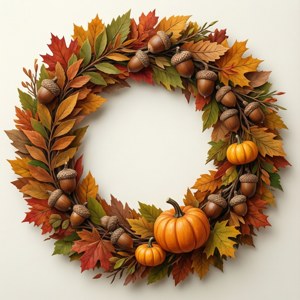 Autumn Wreath SVG
