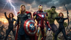 Avengers Battlefield Sunset