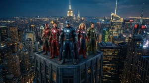 Avengers on the Tower
