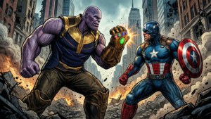 Avengers vs Thanos