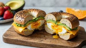 Avocado Egg Bagel