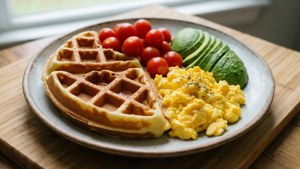 Avocado Egg Waffle