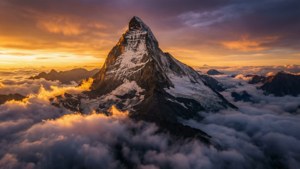 Awesome Majestic Mountain Peak