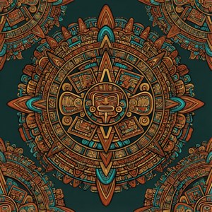 Aztec Mandala Pattern