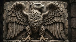 Aztec Stone Eagle