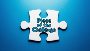 Azure Blue Puzzle Piece