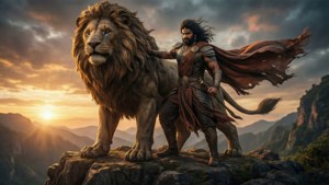 Baahubali Lion Cliff
