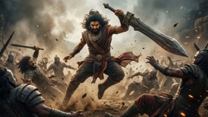 Baahubali's Battle Leap
