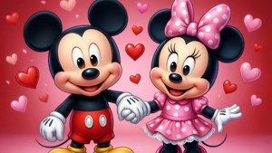 Baby Mickey and Minnie Love