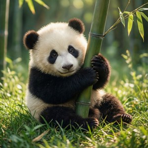 Baby Panda Hug