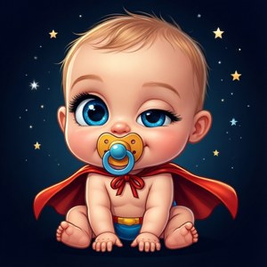 Baby Superhero Wink