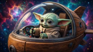 Baby Yoda Space Pilot