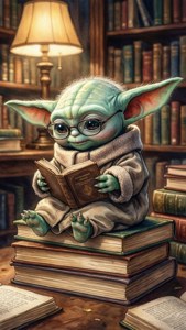 Baby Yoda the Reader