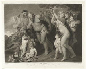 Bacchanaal met Silenus