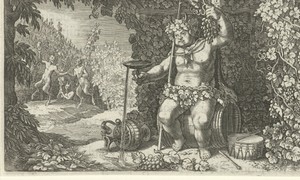 Bacchus als god van de wijn