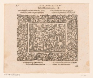 Bacchus honoreert de wens van koning Midas