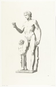 Bacchus met een putto