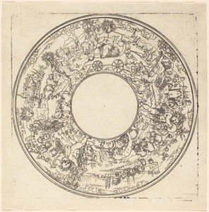 Bacchus Riding in a Wagon