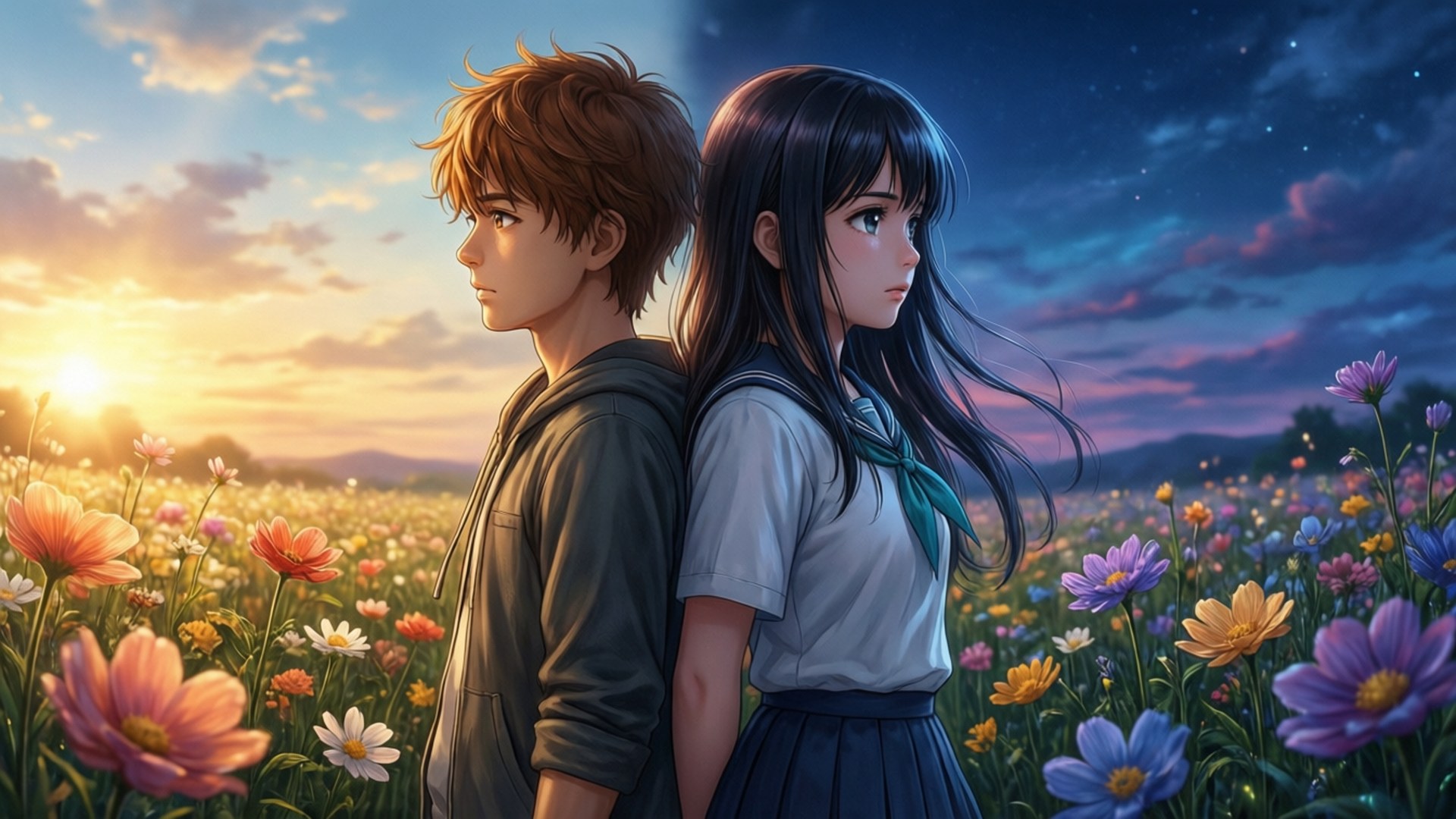 Back to Back by Wallpapers.art Studio