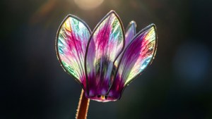 Backlit Cyclamen Glow