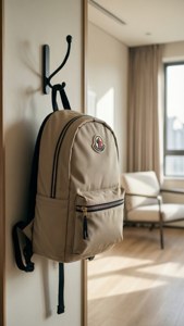 Backpack in Sunlit Room