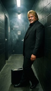 Backstage Sly Grin
