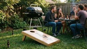 Backyard Cornhole Party