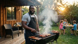 Backyard Grill Dad