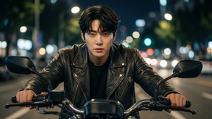 Bad Boy on Motorcycle