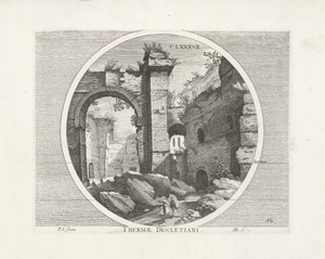 Baden van Diocletianus, met arcade