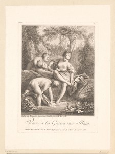 Badende Venus en haar gratiën