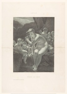 Badende Venus met putti