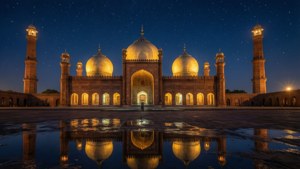Badshahi Mosque Night