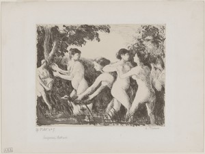 Baigneuses luttant (Bathers Wrestling)