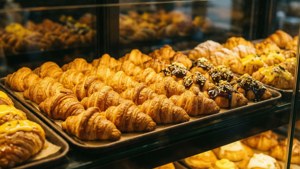 Bakery Display Croissants