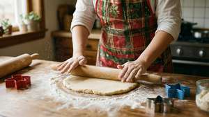 Baking Christmas Cookies