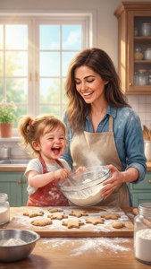 Baking Cookies Together