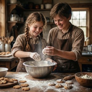 Baking Cookies Together