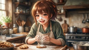 Baking Sayori