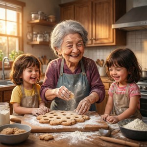Baking with Abuela