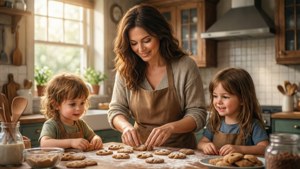 Baking with Blessed Mom