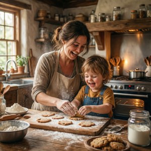 Baking with Mama