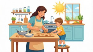 Baking with Mom